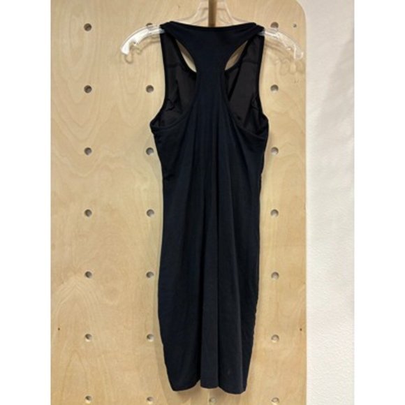 Athleta Black Racerback Straps Knot Waist Barre Bralette Tank Dress Size Small - Picture 3 of 7